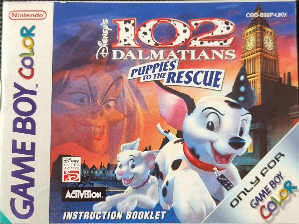 102 Dalmatians Puppies To The Rescue manual (UKV) - ZZGames.dk