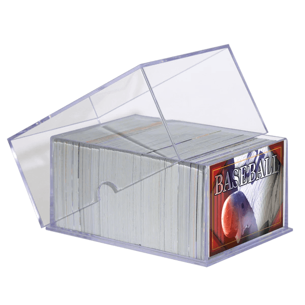 2-Piece Clear 250 Card Storage Box - ZZGames.dk