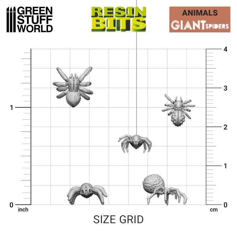 3D printed set - Big Spiders - ZZGames.dk