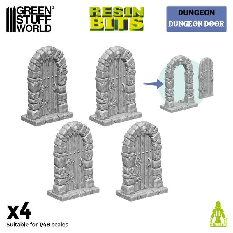 3D printed set - Dungeon Doors - ZZGames.dk