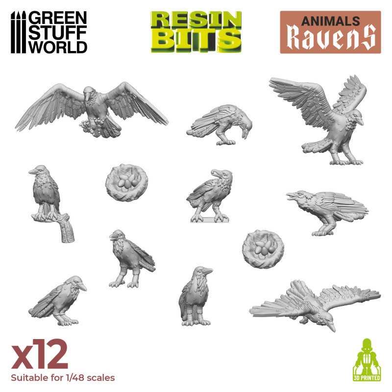 3D printed set - Ravens - ZZGames.dk