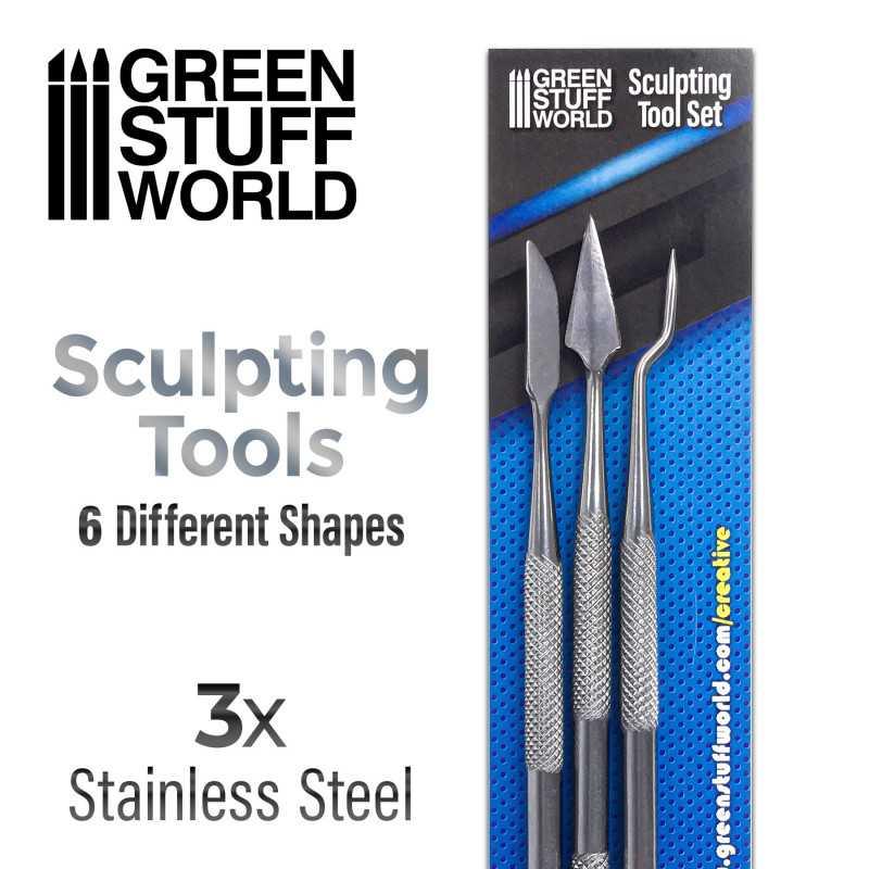 3x Sculpting Tools - ZZGames.dk