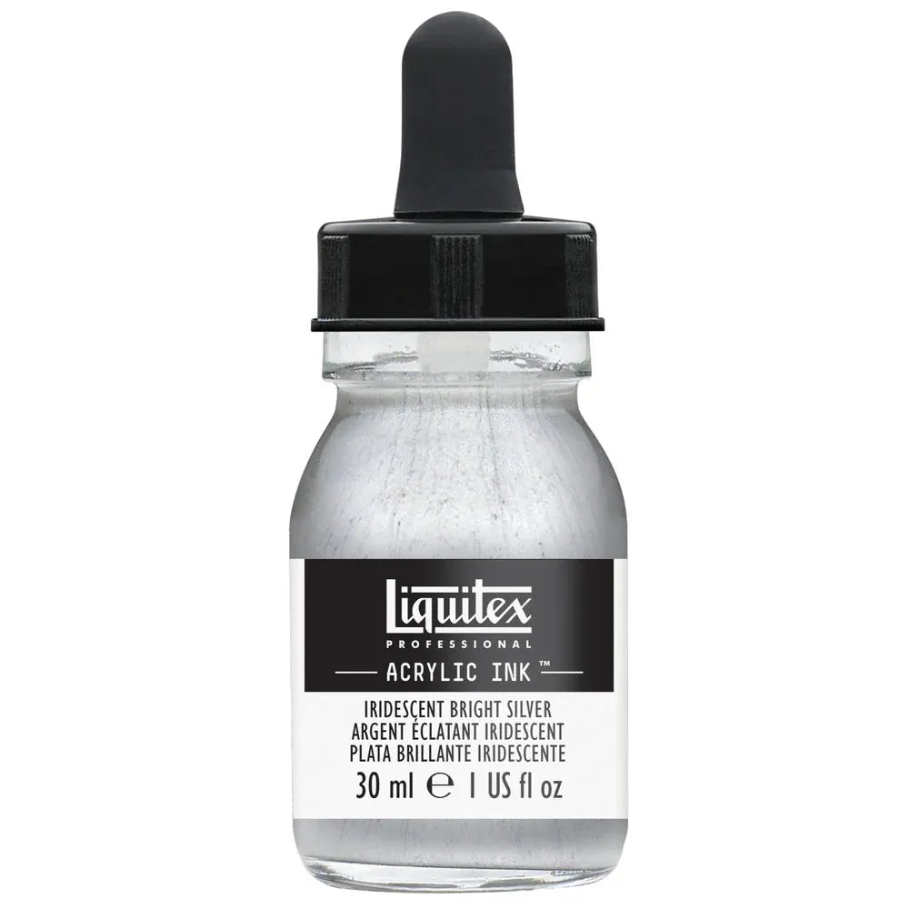 Iridescent Bright Silver Ink - 30ml