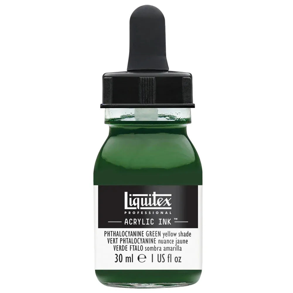 Phthalocyanine Green Yellow Shade Ink - 30ml