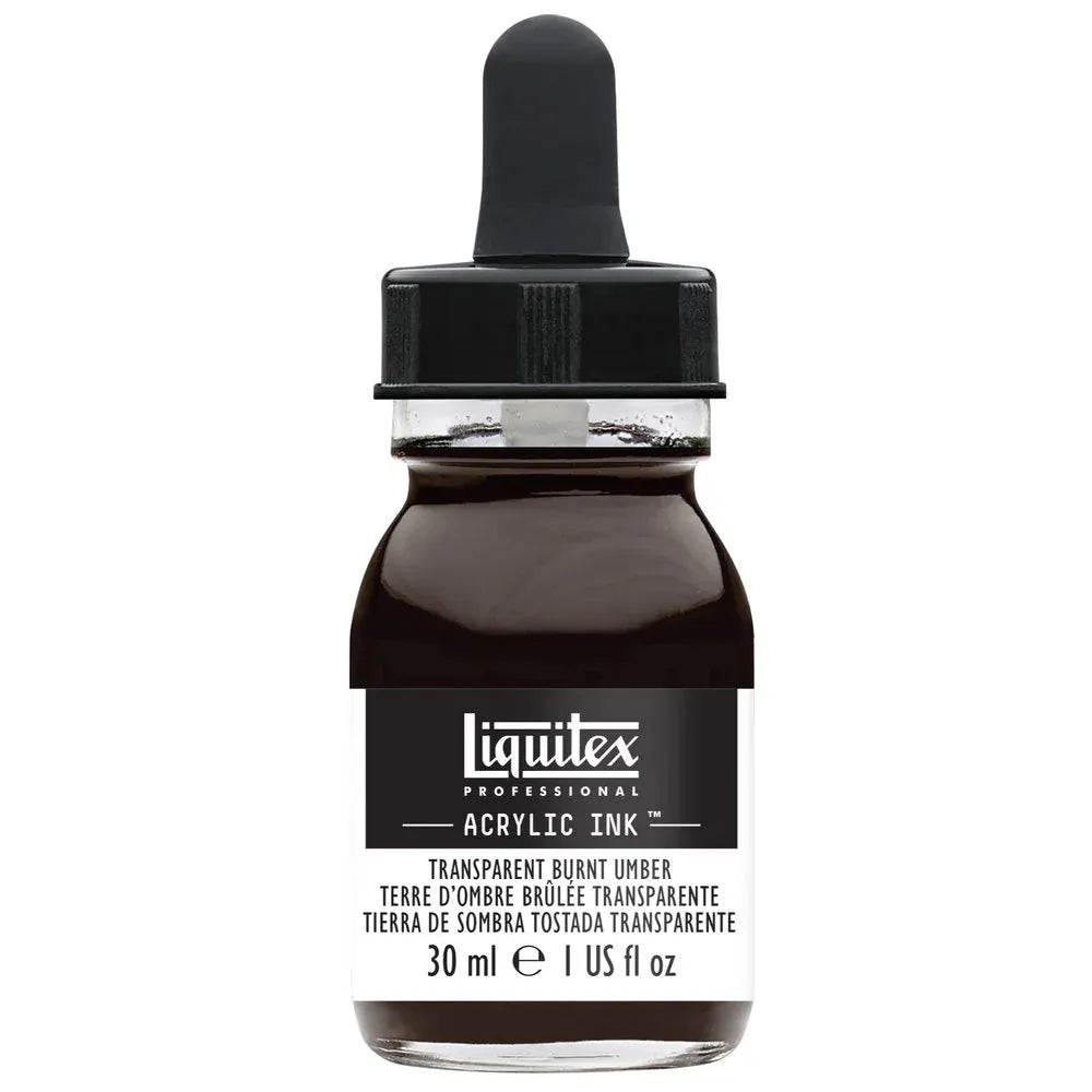 Transparent Burnt Umber Ink - 30ml