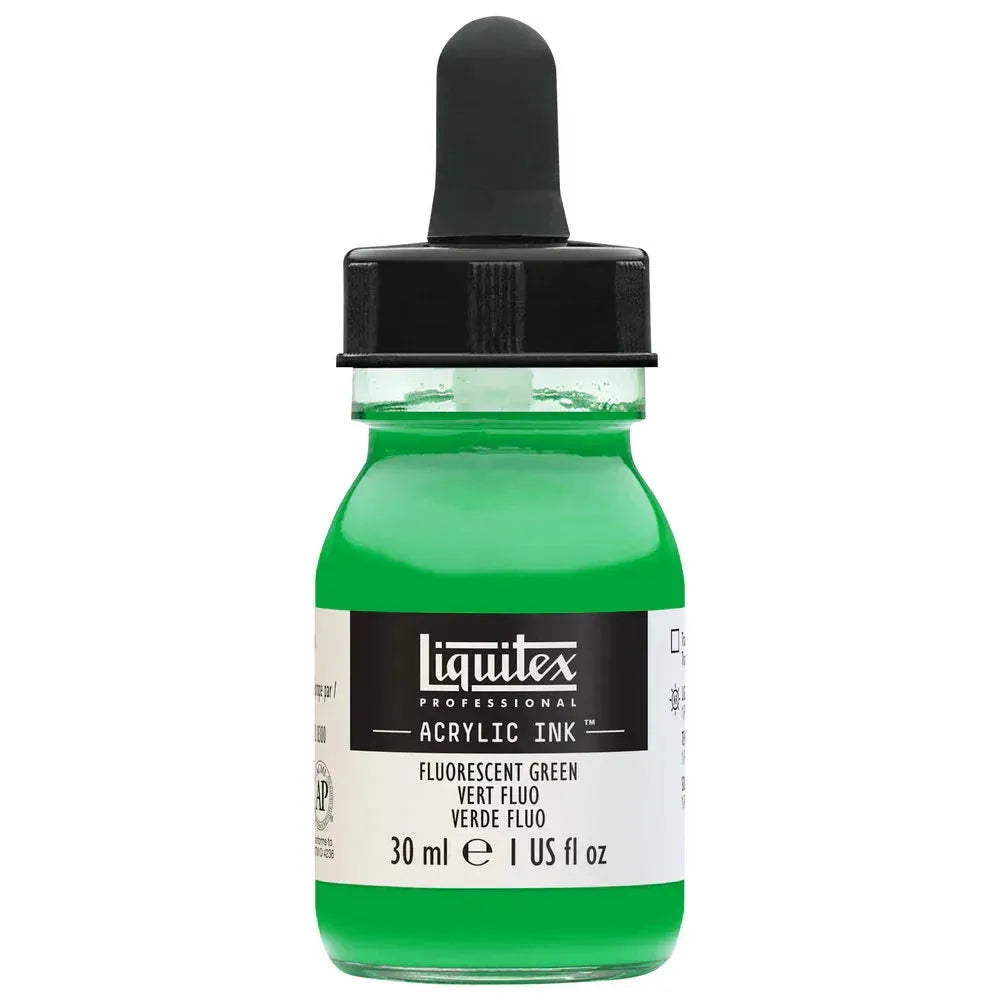 Flourescent Green Ink - 30ml