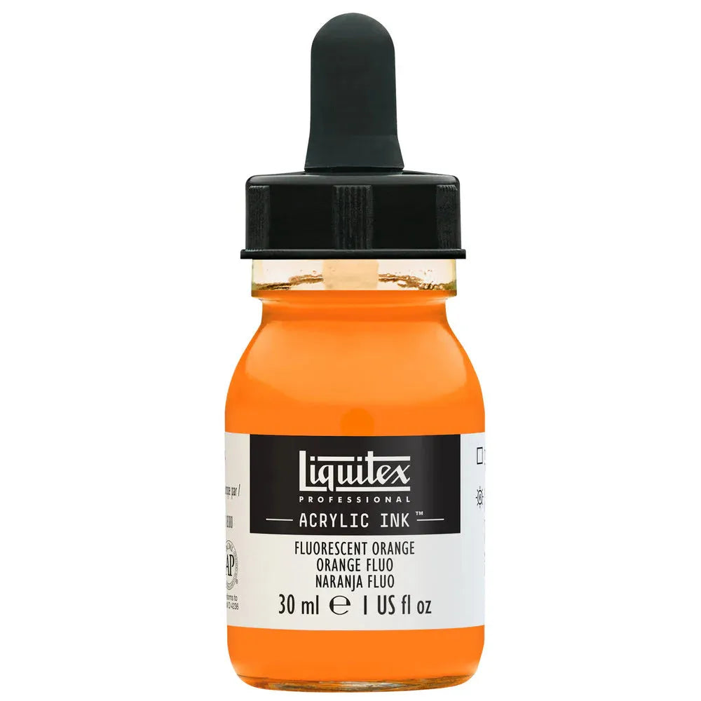 Flourescent Orange Ink - 30ml