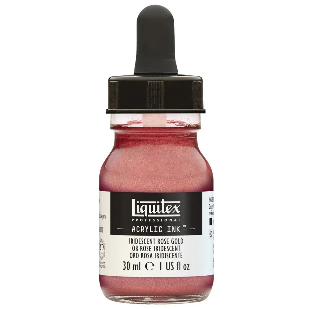 Iridescent Rose Gold Ink - 30ml