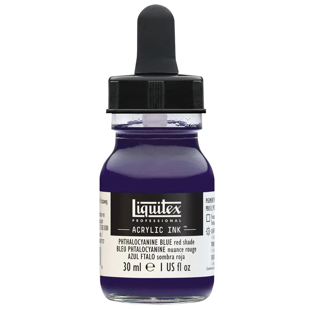 Phthalocyanine Blue Red Shade Ink - 30ml