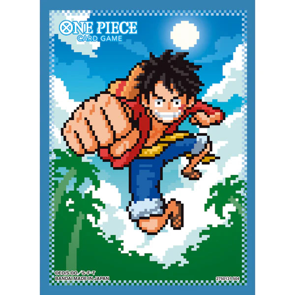 Official Sleeves 8 Monkey D. Luffy (Pixel Version)