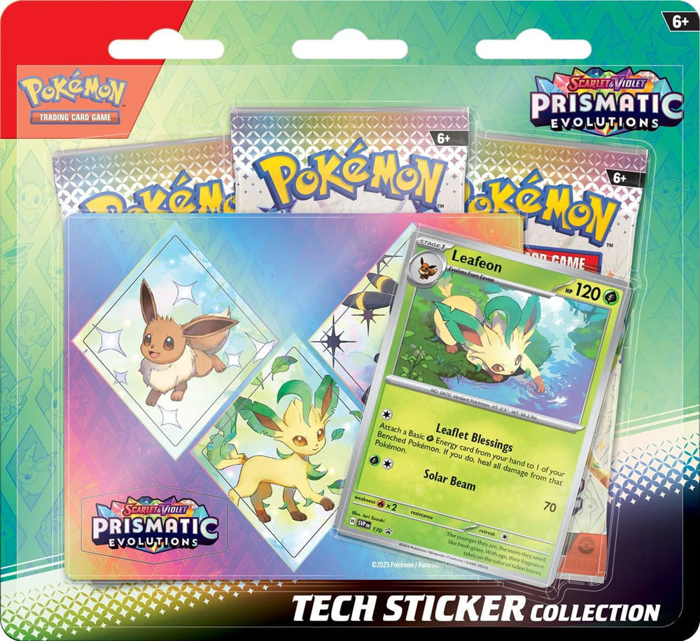 Scarlet & Violet: Prismatic Evolutions - Tech Sticker Collection Leafeon