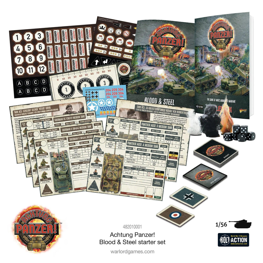 
                  
                    Achtung Panzer! Blood & Steel Starter Set - ZZGames.dk
                  
                