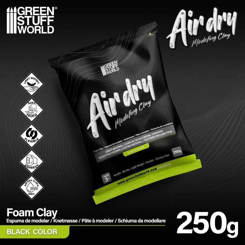 
                  
                    Air Dry Foam Clay 250gr. - Black
                  
                