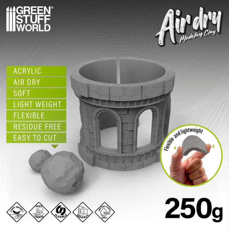 
                  
                    Air Dry Foam Clay 250gr. - Grey
                  
                