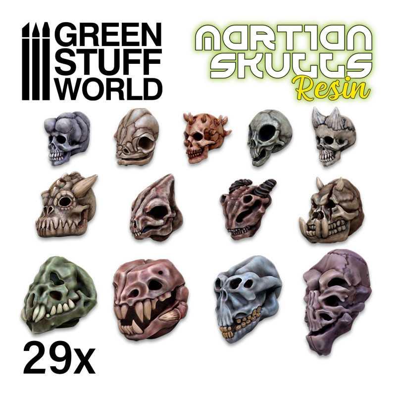 ALIEN Skulls Resin Set - ZZGames.dk