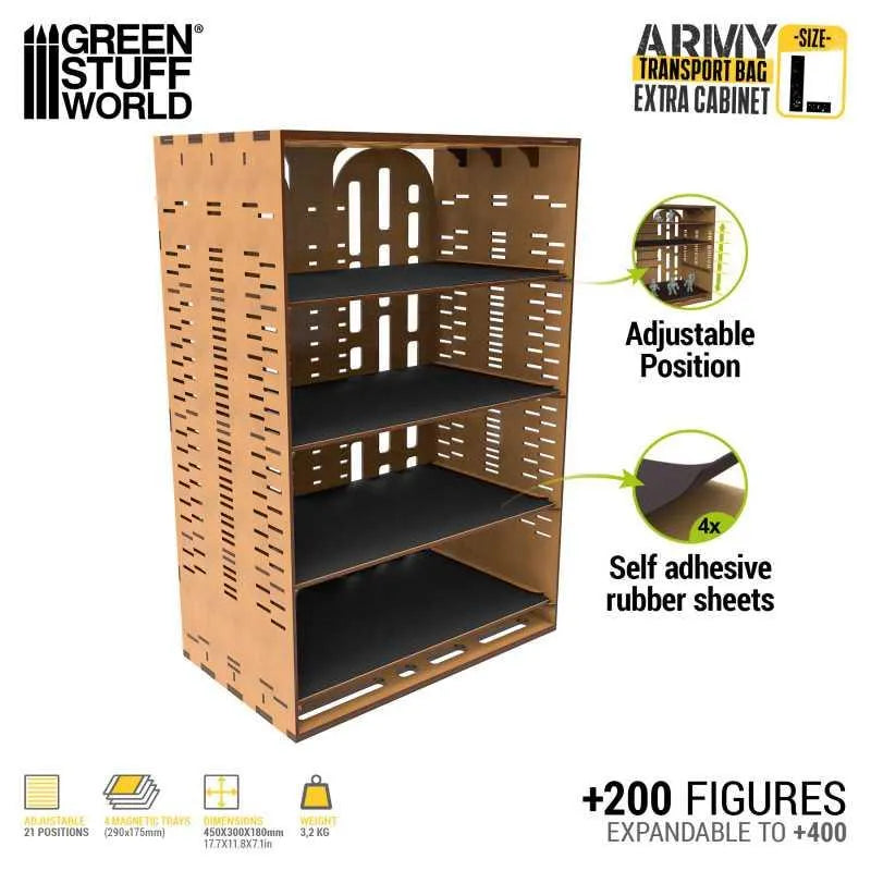 Army Transport Bag - Extra Cabinet - Large - ZZGames.dk