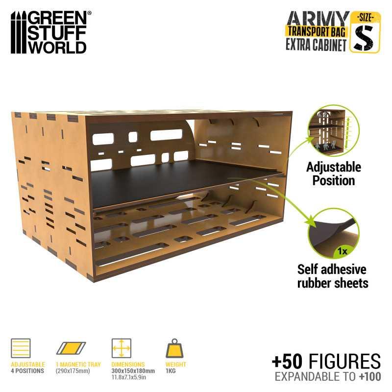 Army Transport Bag - Extra Cabinet - Small - ZZGames.dk