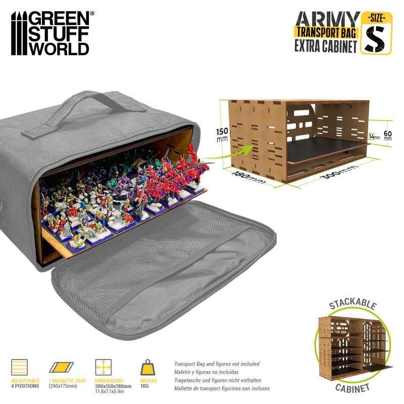 Army Transport Bag - Extra Cabinet - Small - ZZGames.dk