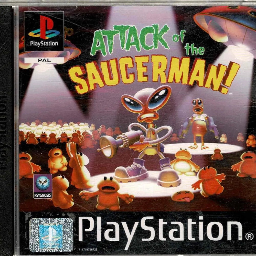 Attack Of The Saucerman - ZZGames.dk