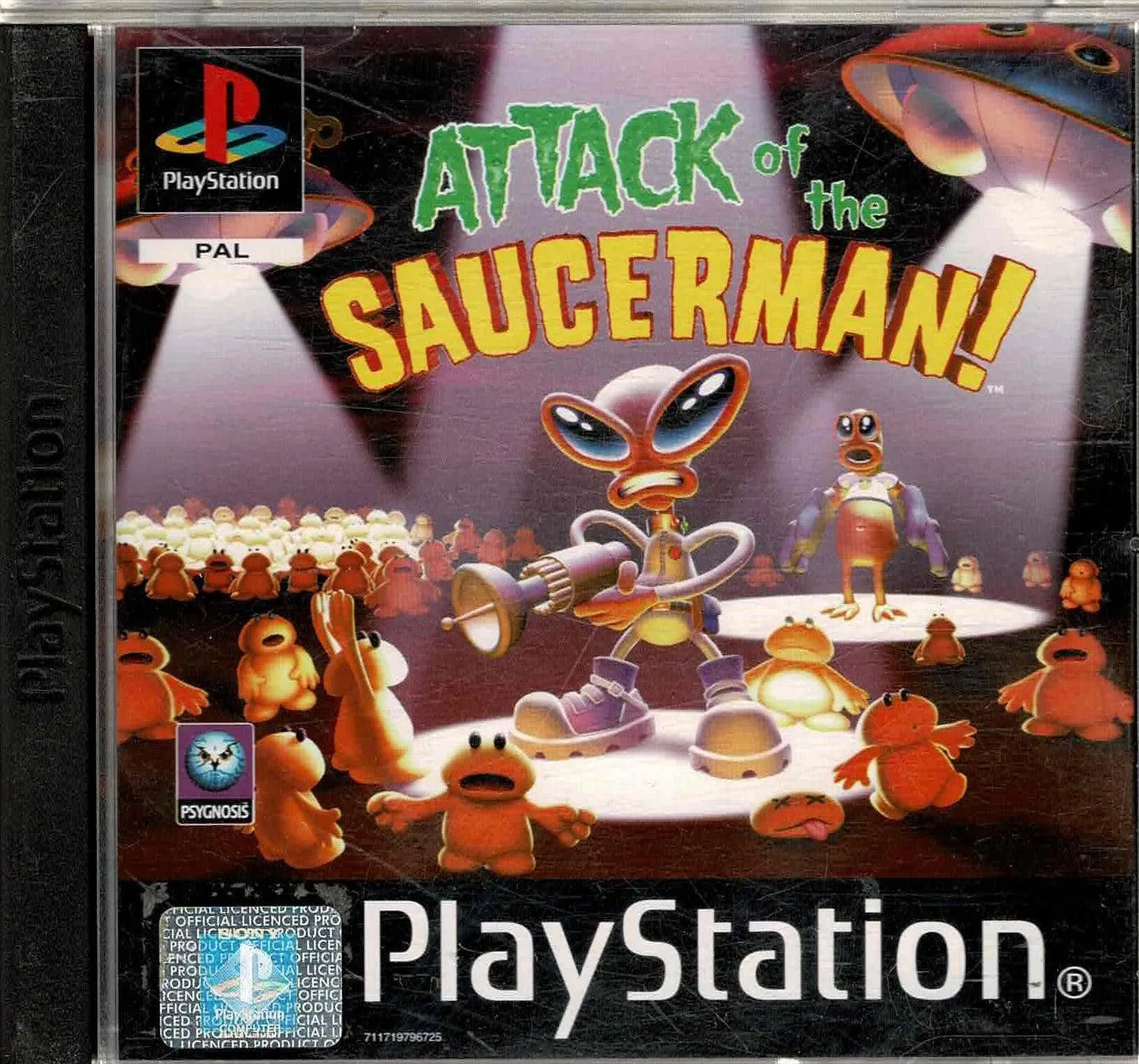 Attack Of The Saucerman - ZZGames.dk