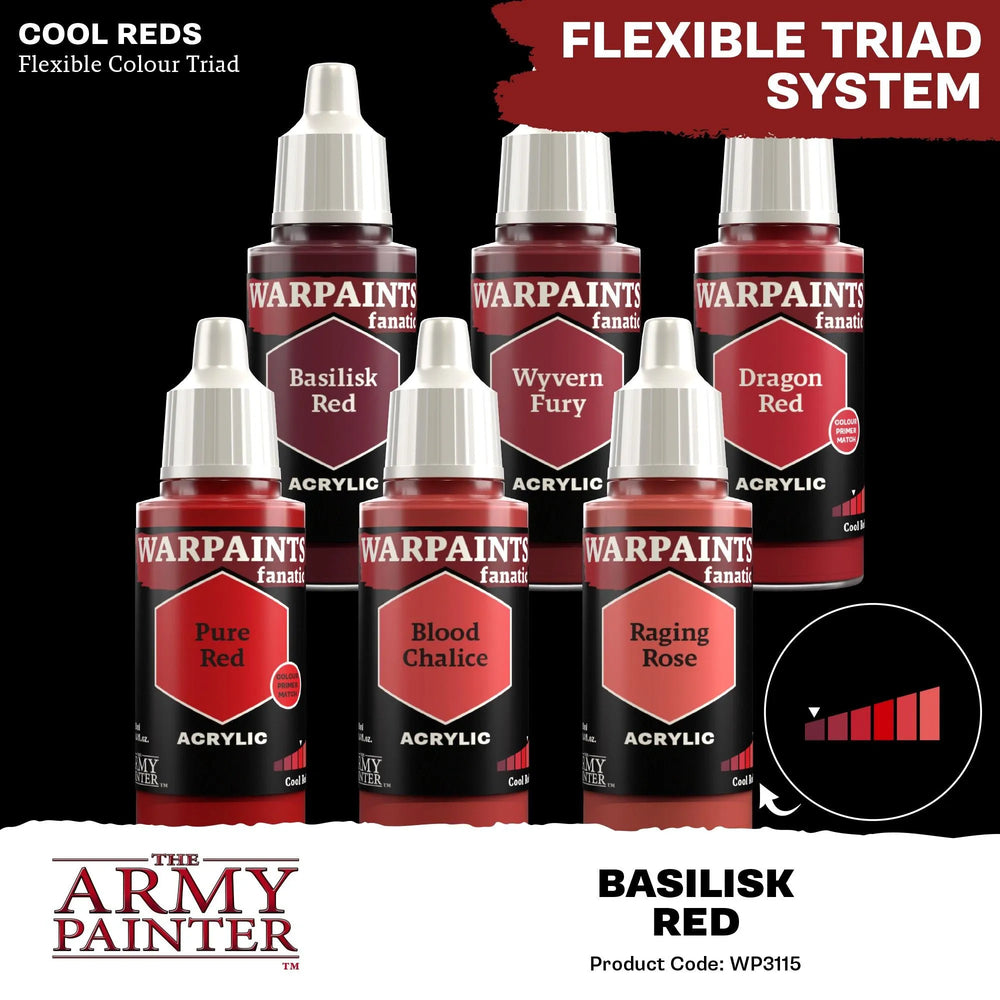 Basilisk Red (Warpaints Fanatic Acrylics) - ZZGames.dk