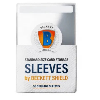 Beckett Shield Standard Storage Sleeves (50 Sleeves) - ZZGames.dk