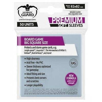 Big Square Sleeves (82x82mm) - ZZGames.dk