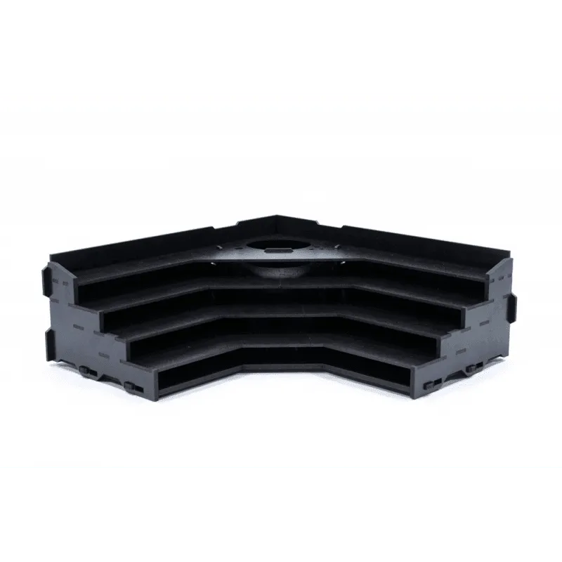 Black Paint Rack: Corner Top (Grandstand) - ZZGames.dk