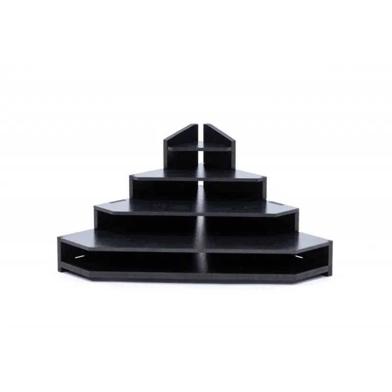 Black Paint Rack: End Piece Top (Grandstand) - ZZGames.dk