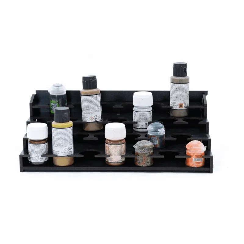 Black Paint Rack: Shelf Top (Pigment) - ZZGames.dk