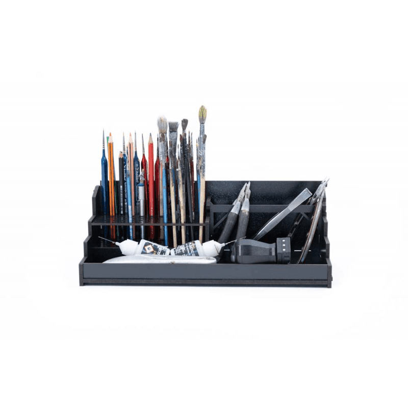 Black Paint Rack: Tool Module - ZZGames.dk