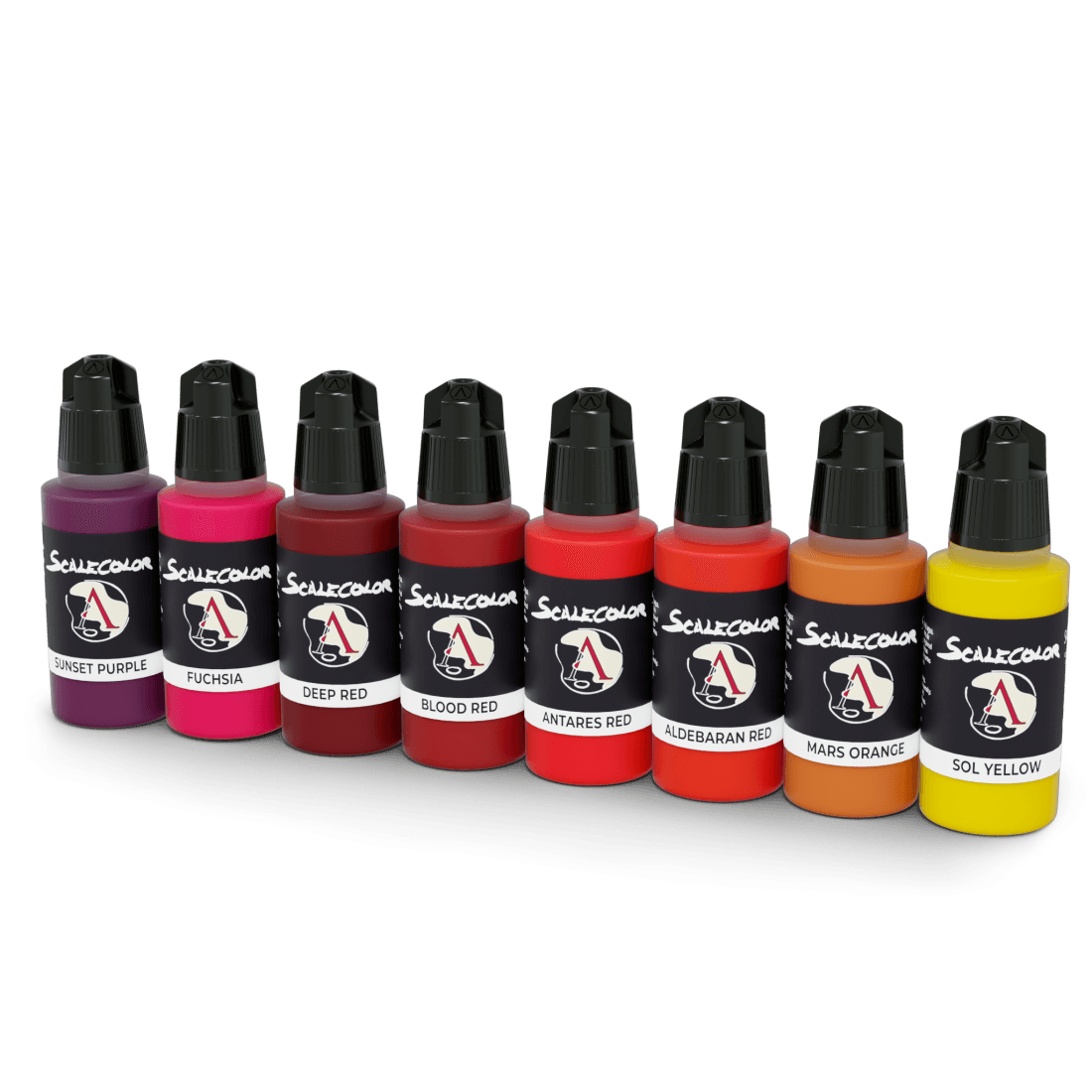 Blood And Fire Red Paint Set (8x17ml) - ZZGames.dk