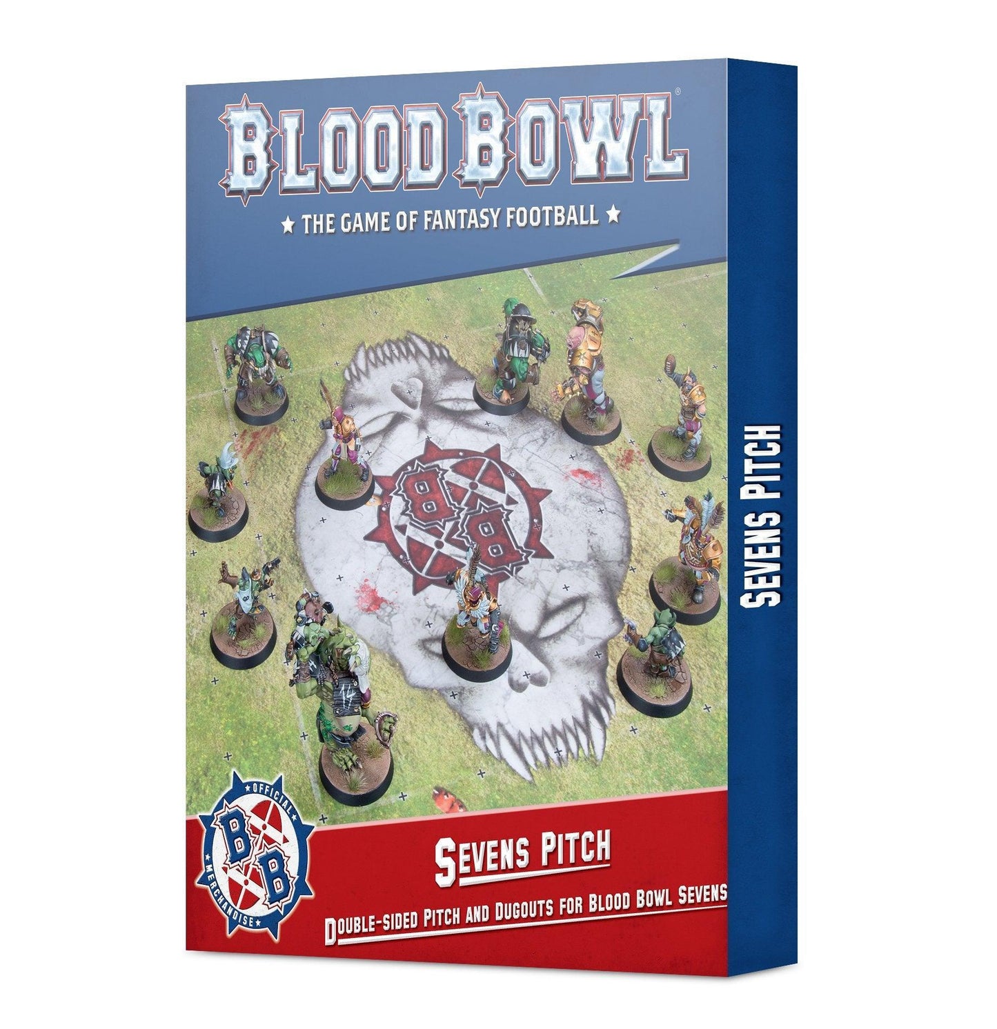 BLOOD BOWL SEVENS PITCH - ZZGames.dk