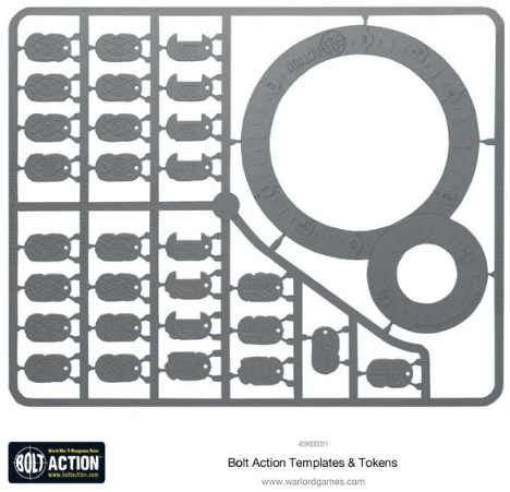 Bolt Action Templates - ZZGames.dk