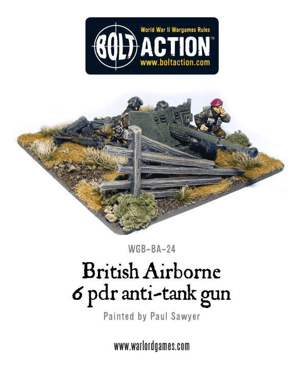 British Airborne 6 Pounder ATG & Crew - ZZGames.dk