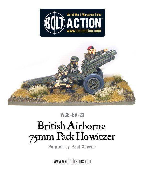 British Airborne 75mm Pack Howitzer & Crew - ZZGames.dk