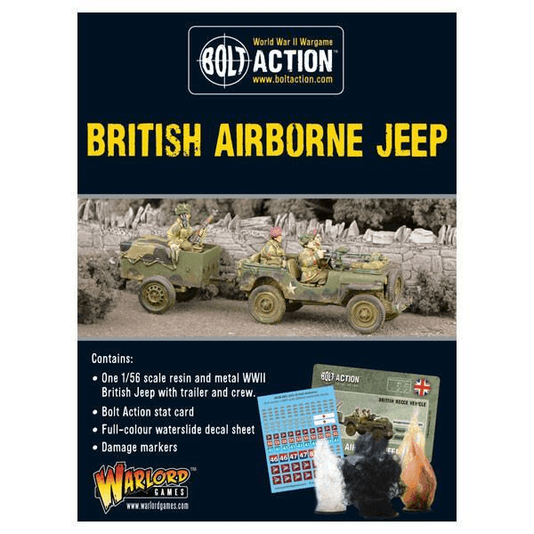 British Airborne Jeep & Trailer - ZZGames.dk