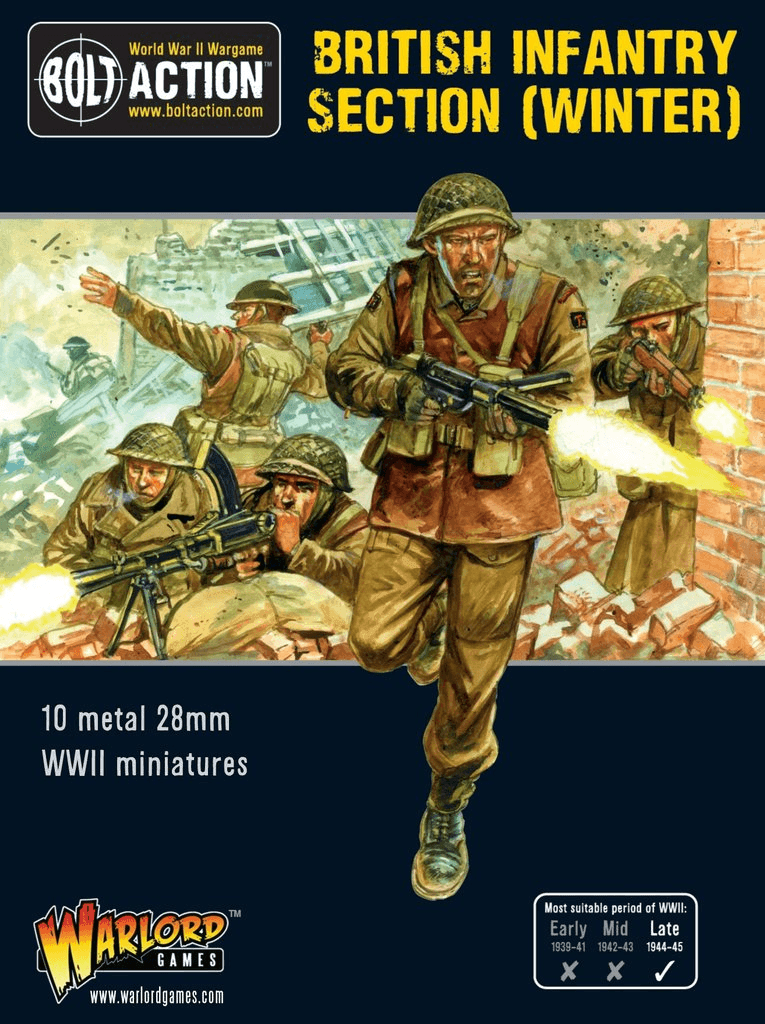 British Infantry section (Winter) - ZZGames.dk