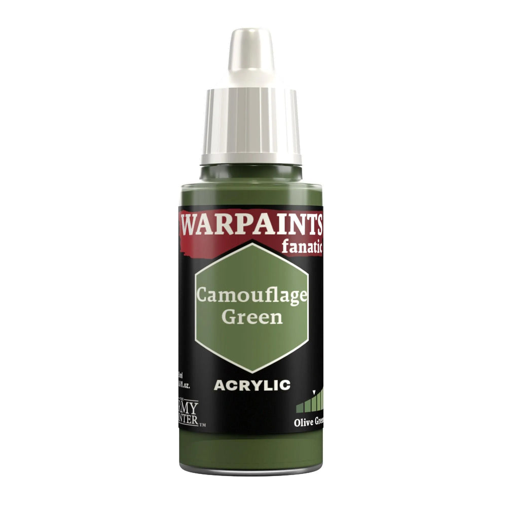 
                  
                    Camouflage Green (Warpaints Fanatic Acrylics) - ZZGames.dk
                  
                