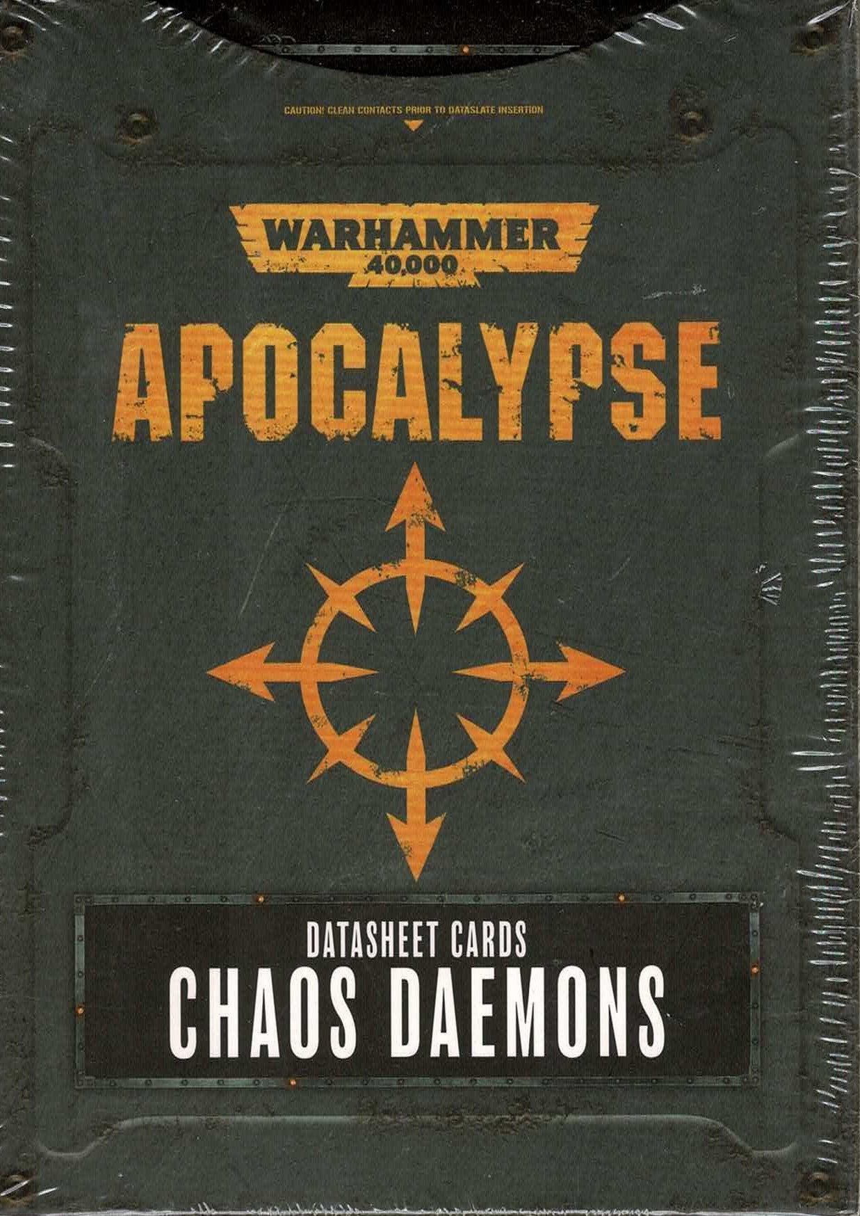 CHAOS DAEMONS DATASHEET CARDS - ZZGames.dk