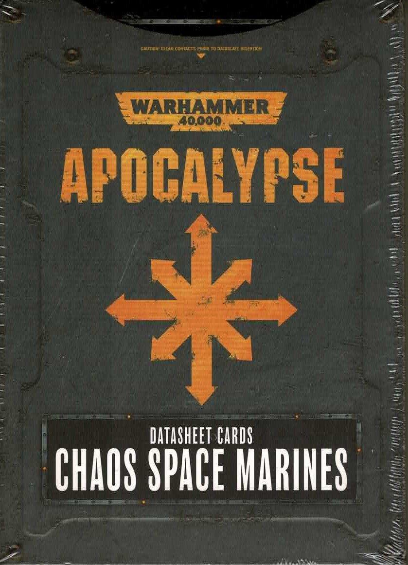 CHAOS SPACE MARINES DATASHEET - ZZGames.dk