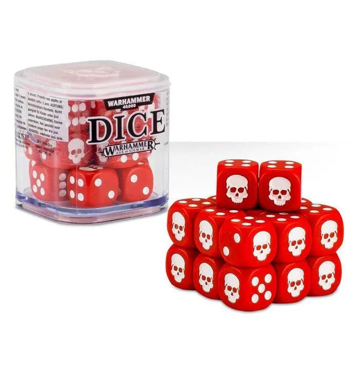 CITADEL 12mm DICE - RED - ZZGames.dk