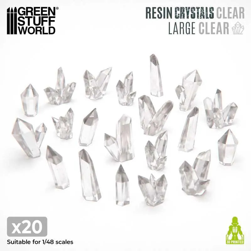 
                  
                    Resin Crystals - Large CLEAR x20
                  
                