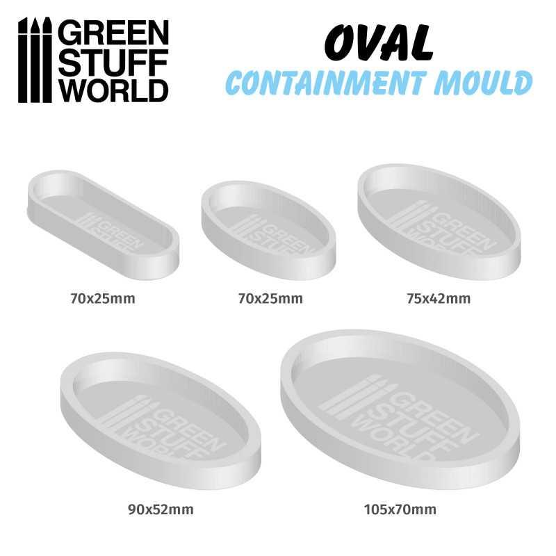 Containment Moulds for Bases - Oval x5 - ZZGames.dk