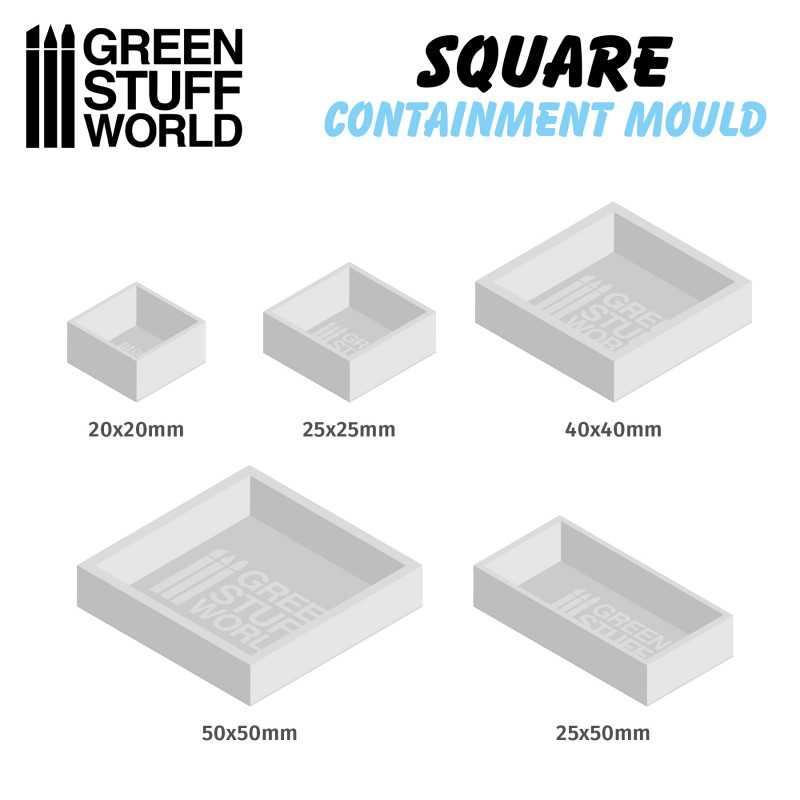 
                  
                    Containment Moulds for Bases - Square x5 - ZZGames.dk
                  
                