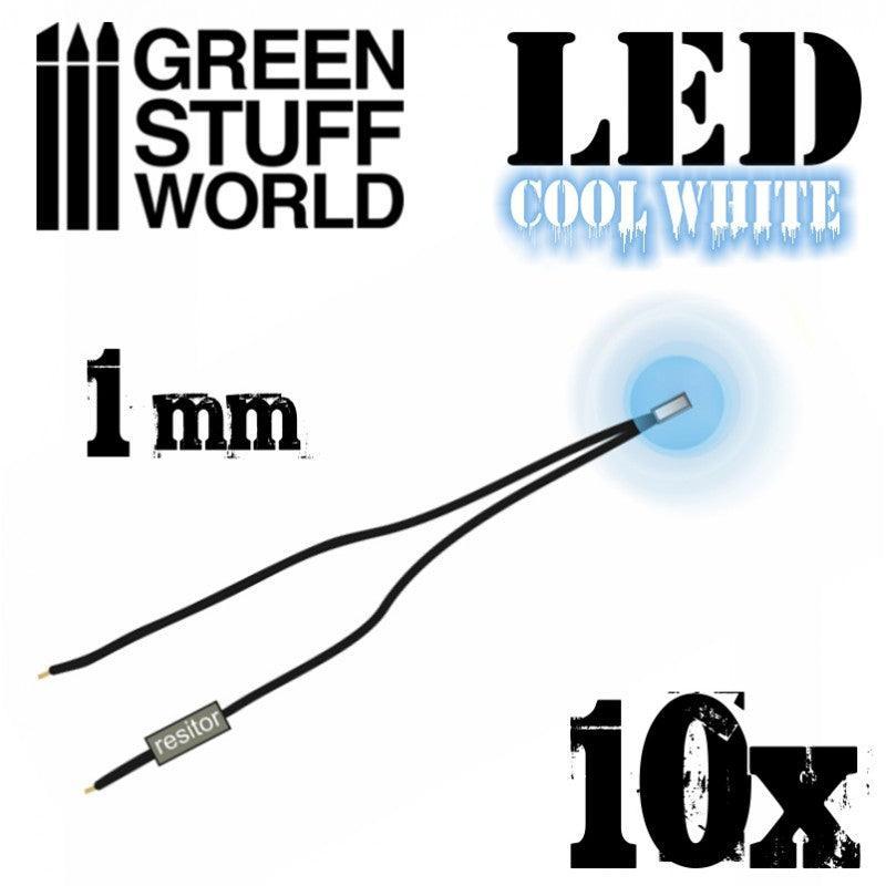 Cool White LED Lights - 1mm - ZZGames.dk