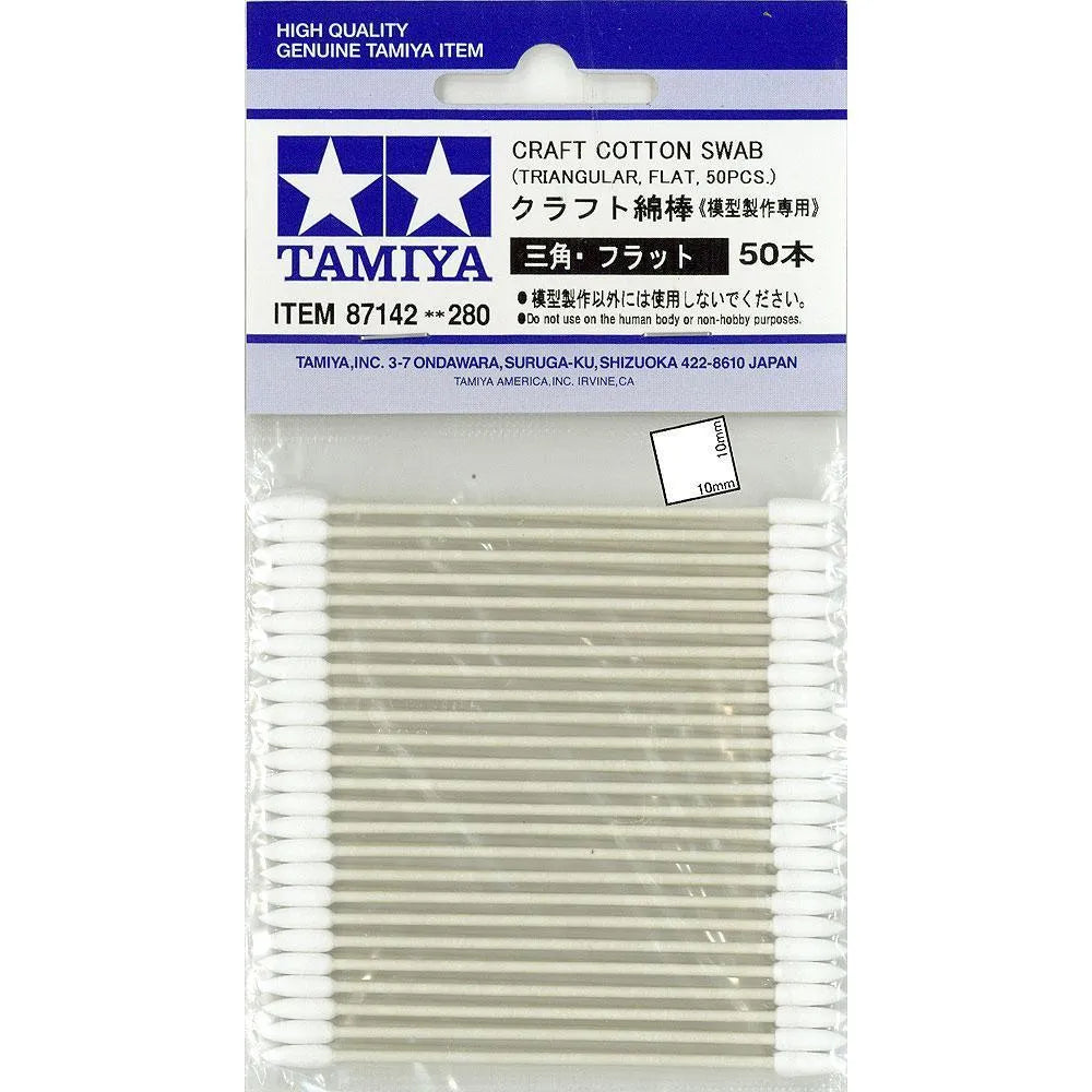 Craft Cotton Swab (Triangular, flat, 50pcs) - ZZGames.dk