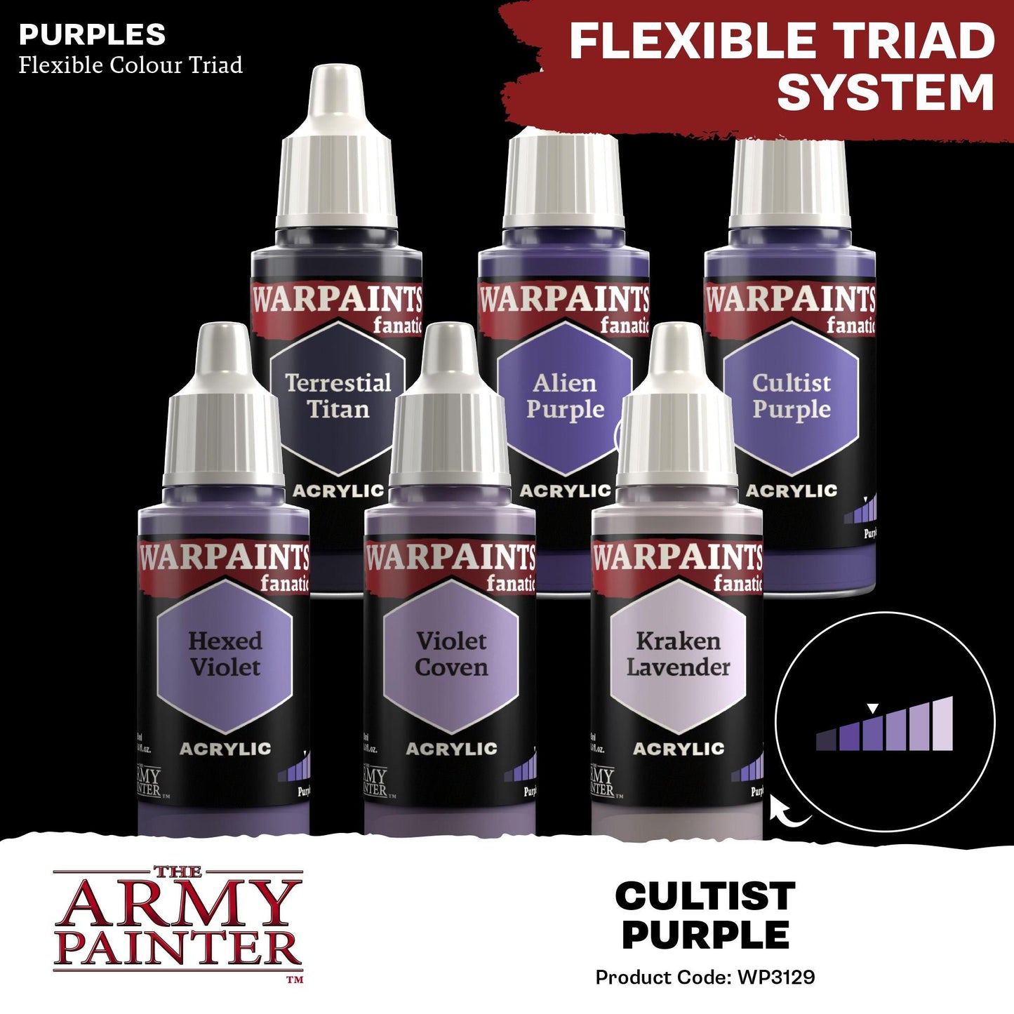 
                  
                    Cultist Purple (Warpaints Fanatic Acrylics) - ZZGames.dk
                  
                