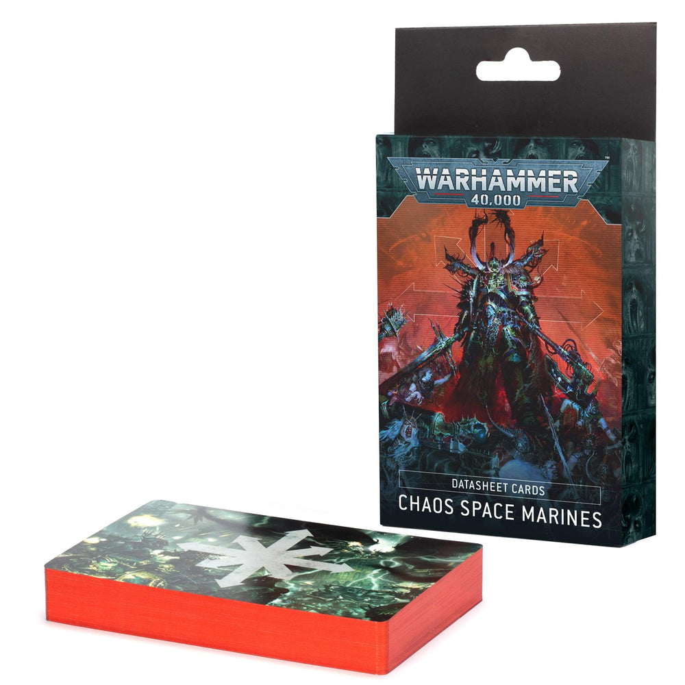 DATASHEET CARDS: CHAOS SPACE MARINES (10TH EDITION) - ZZGames.dk