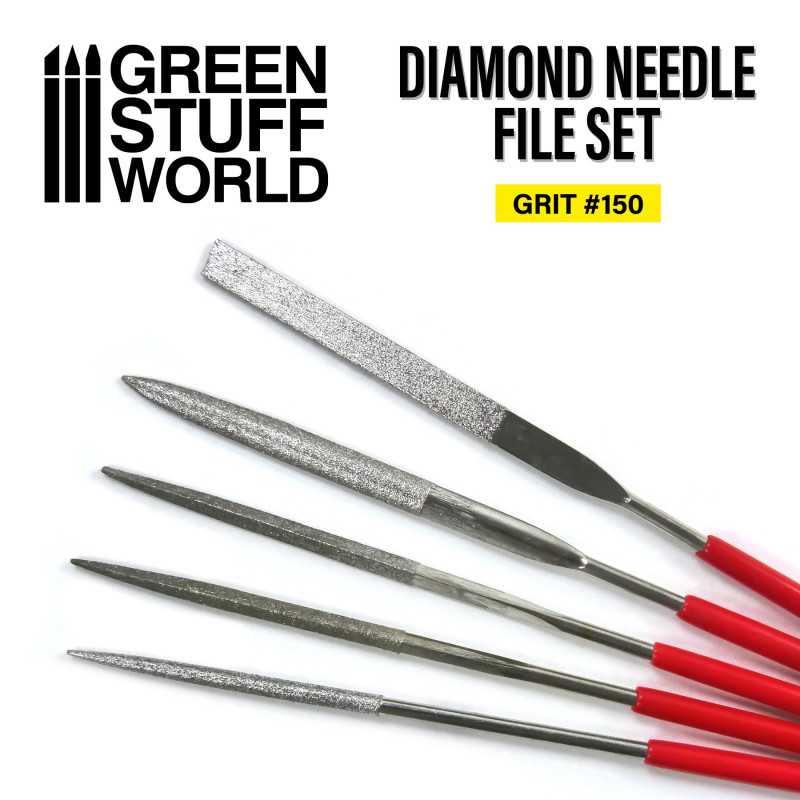 Diamond Needle Files Set - Grit 150 - ZZGames.dk